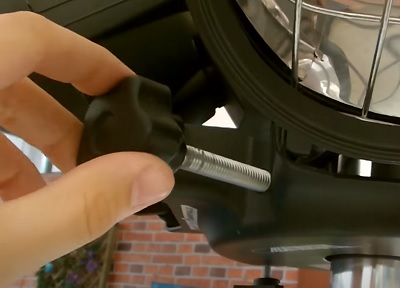 fixing screw for infrared parasol heater