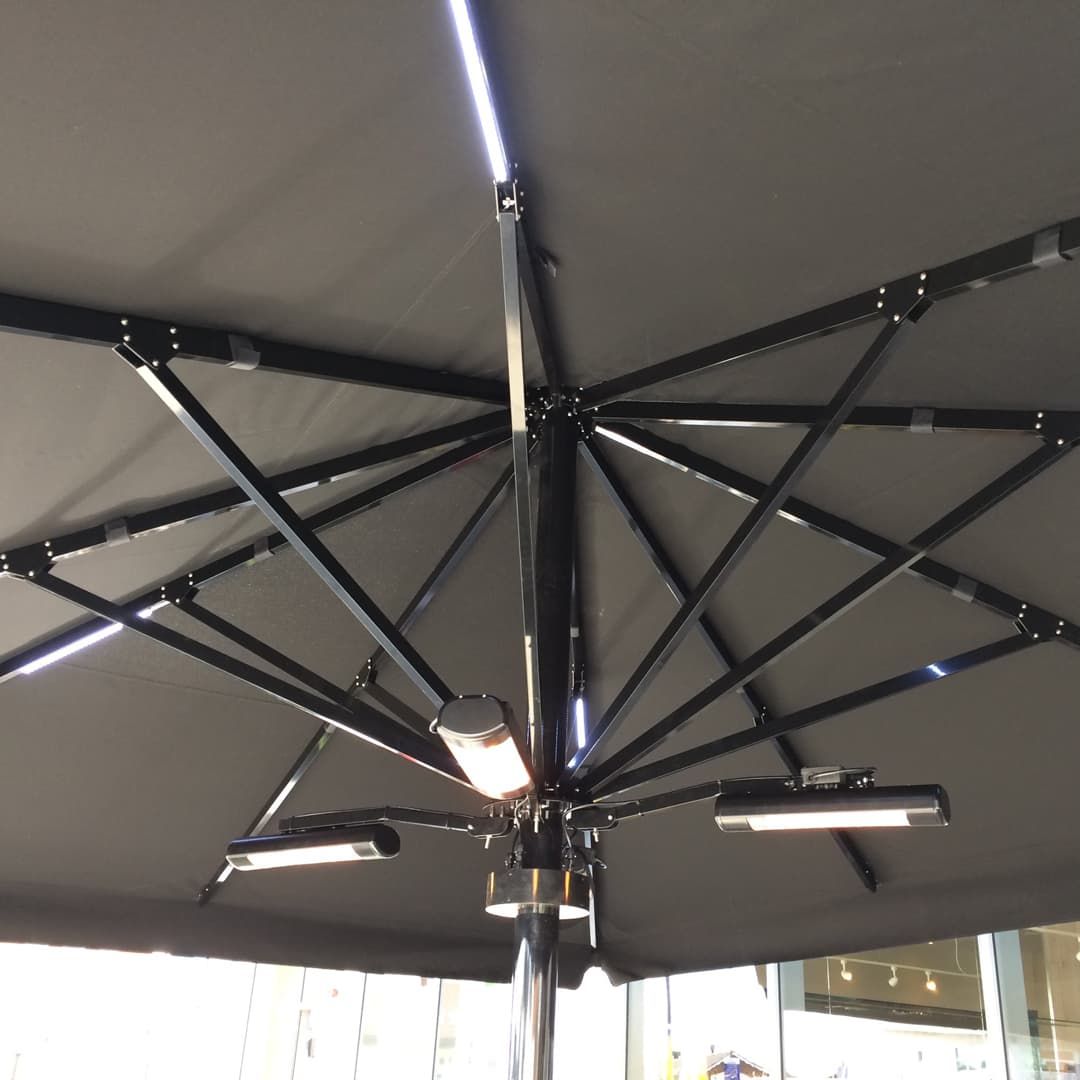 Savannah Large Heated Parasol - Image 4