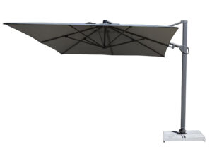 Stellar Aries Graphite Grey - 3m Square Cantilever Parasol