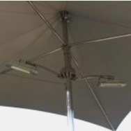 parasol heaters for hurricane extreme vortex 