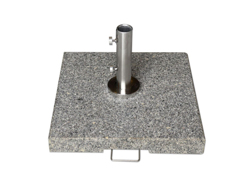 70kg Grijze Graniet Parasol Basis met Premium Buis
